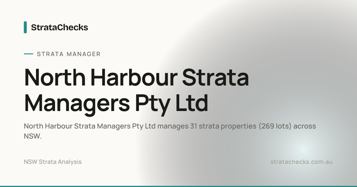 North Harbour Strata Managers Pty Ltd - NSW Strata Manager