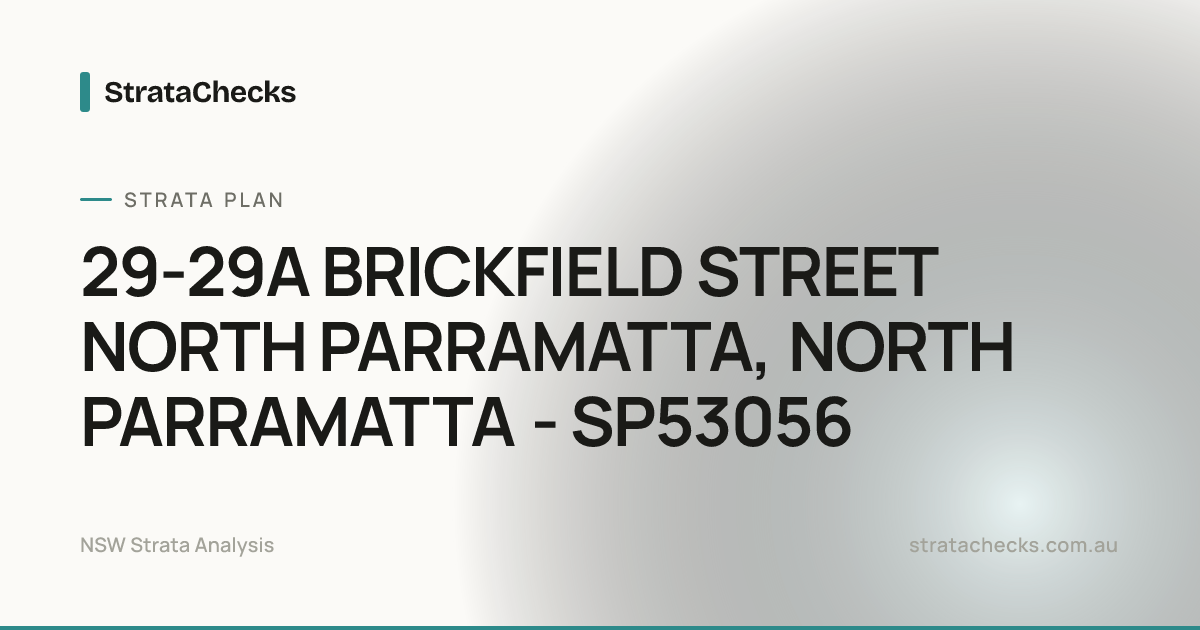 29-29A BRICKFIELD STREET NORTH PARRAMATTA, NORTH PARRAMATTA - SP53056 ...