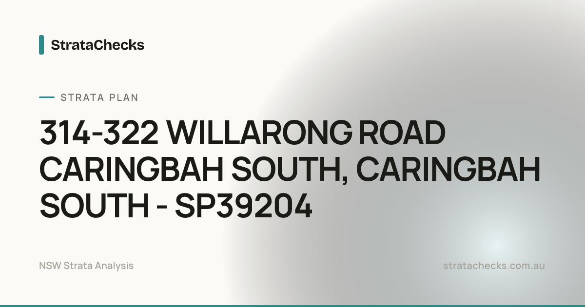 314-322 WILLARONG ROAD CARINGBAH SOUTH, CARINGBAH SOUTH - SP39204 Overview